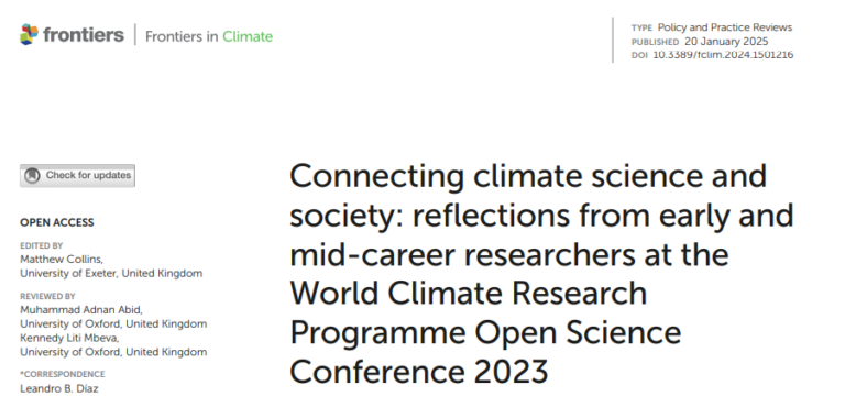 Connecting climate science and society